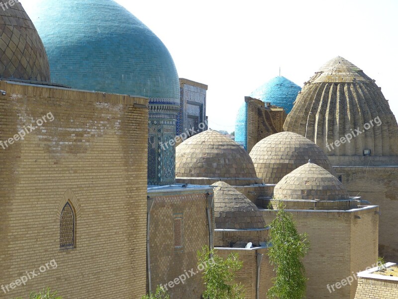 Shohizinda Necropolis Samarkand Uzbekistan Mausoleums