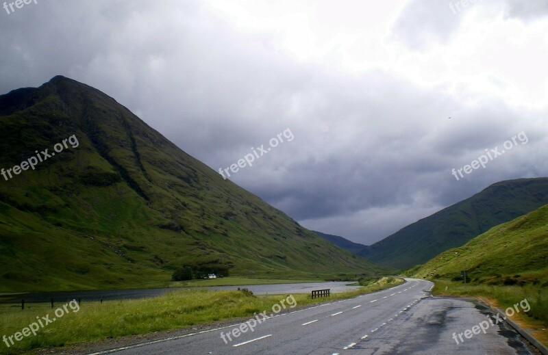 Scotland Highlands Lochaber Glen Coe