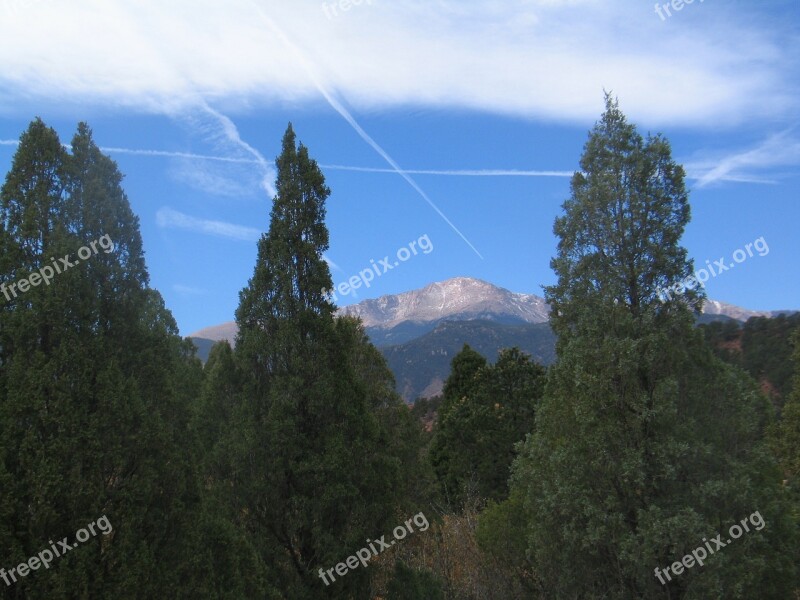 Pike Peak Colorado Nature High Free Photos