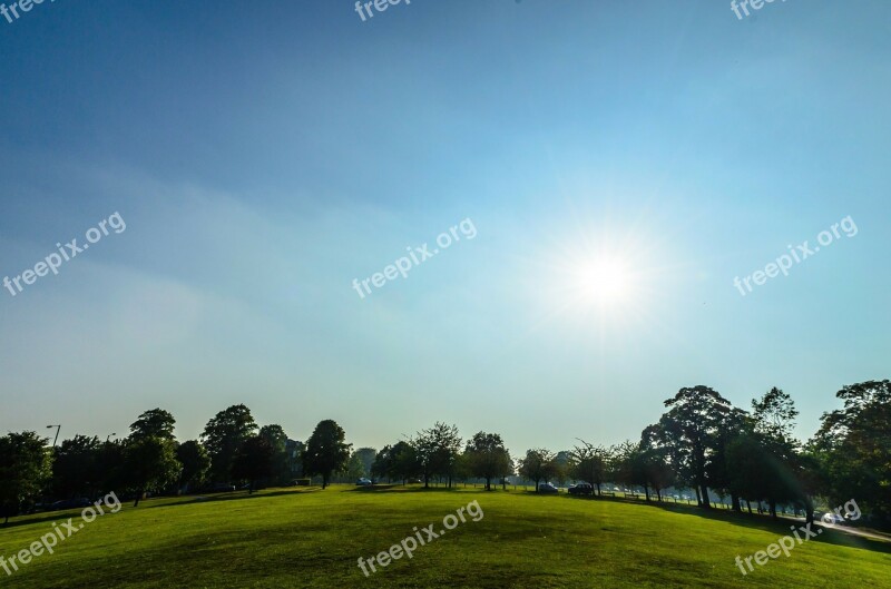 Landscape Spring Sunny Sun Lawn