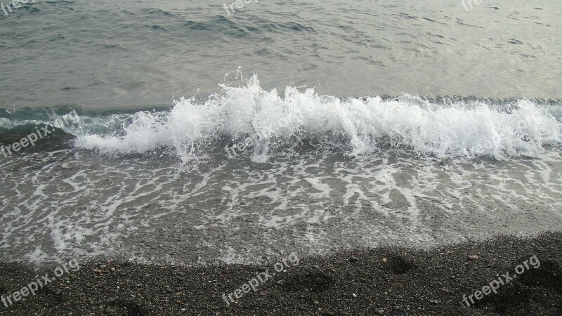 Breeze Beach Sea Water Bubbles