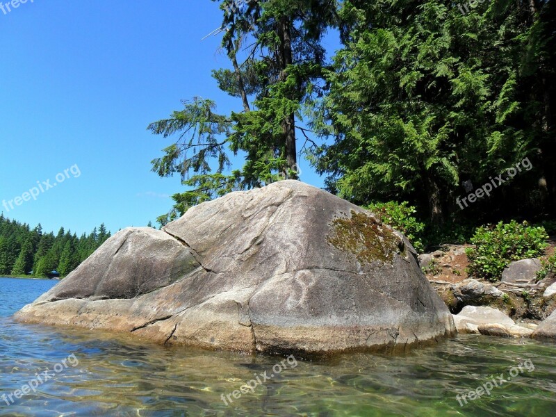 Boulder Lake Sasamat Pine Beach