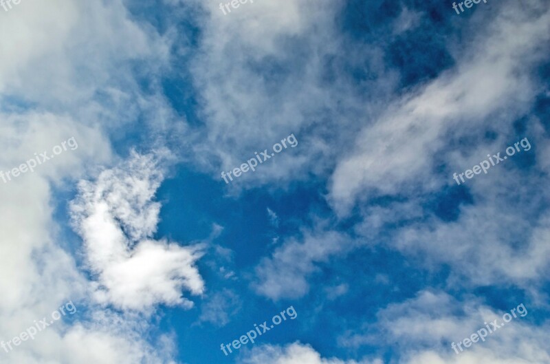 Sky Blue Cloud Cloudy Background