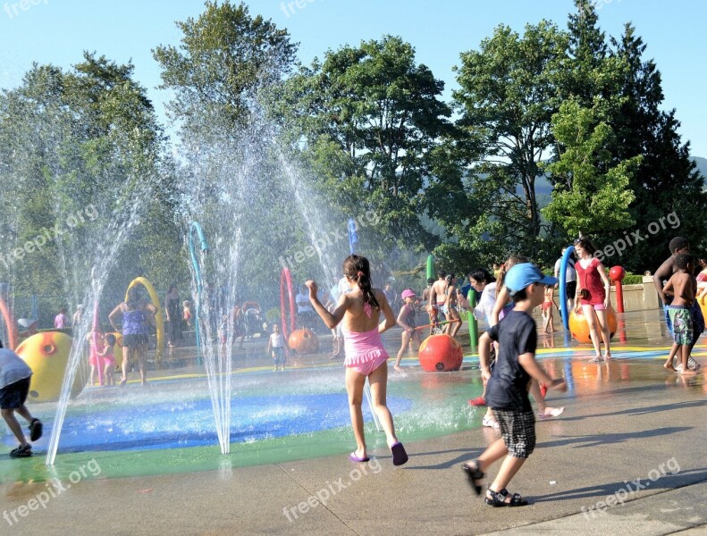 Fun Water Play Canada Day