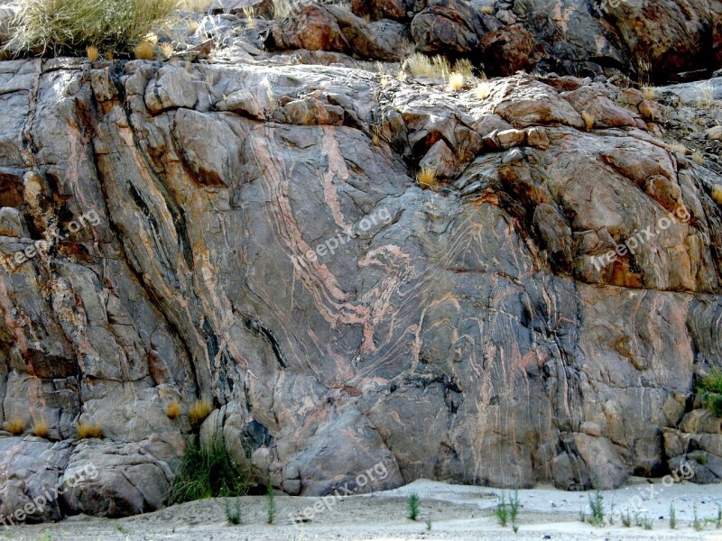 Swirl Swirling Pattern Abstract Rock Red