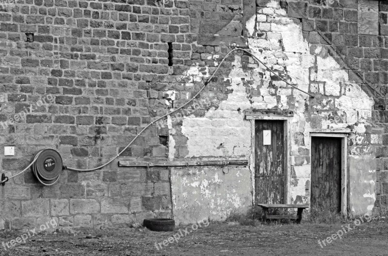 Architectural Old House Wall Brick