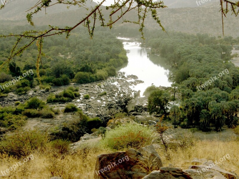 Hill Hillside Hillside View River Ribbon