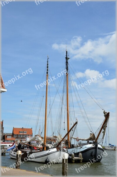 Holland Netherlands Urk Volendam Enkhuizen