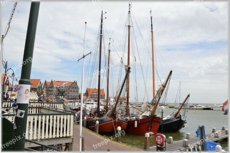 Holland Netherlands Urk Volendam Enkhuizen