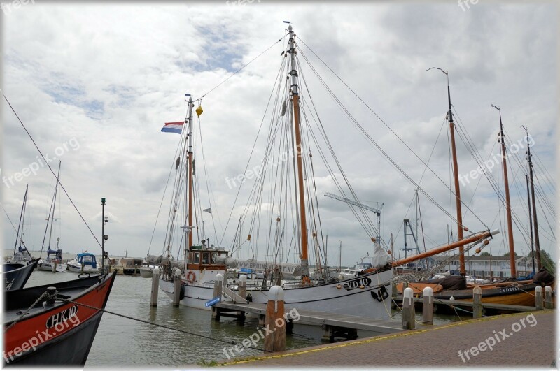 Holland Netherlands Urk Volendam Enkhuizen