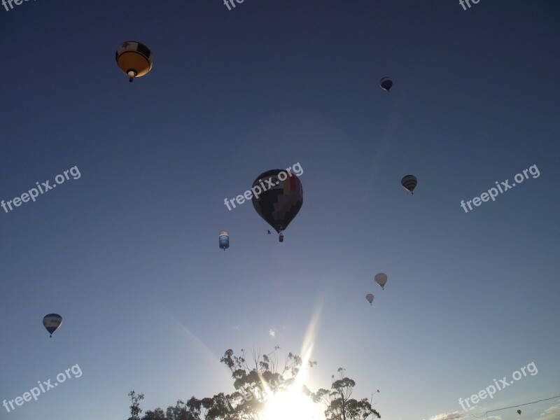 Balloons Hot Air Ballooning Sky Flight Balloon