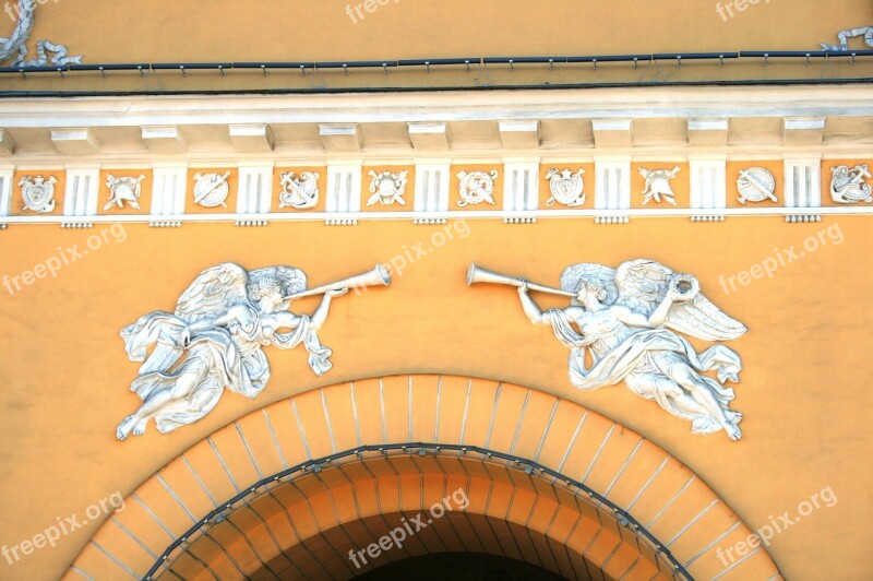 Arch Entrance Detail White Decorative