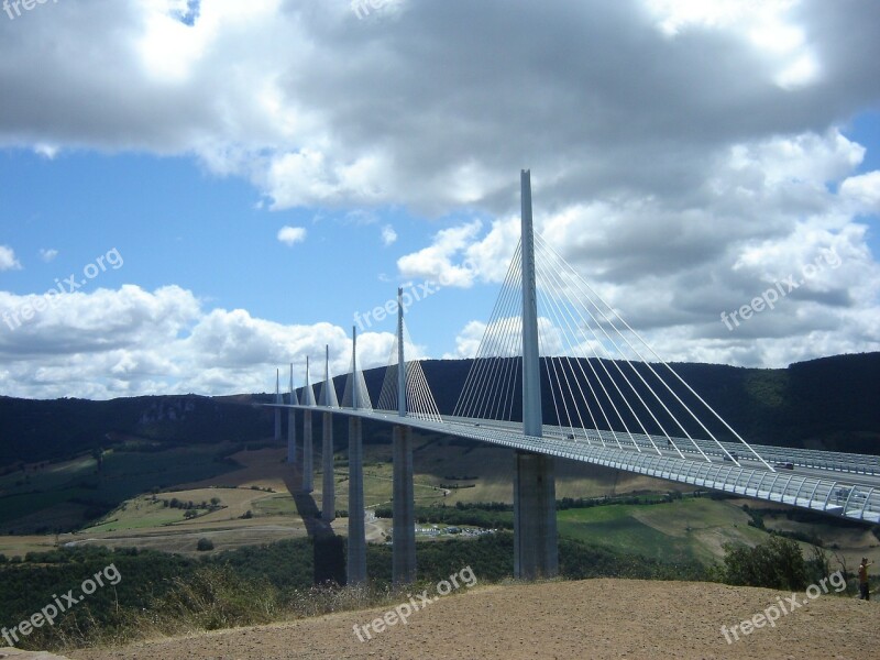 Bridge Millau Pont Millau Free Photos