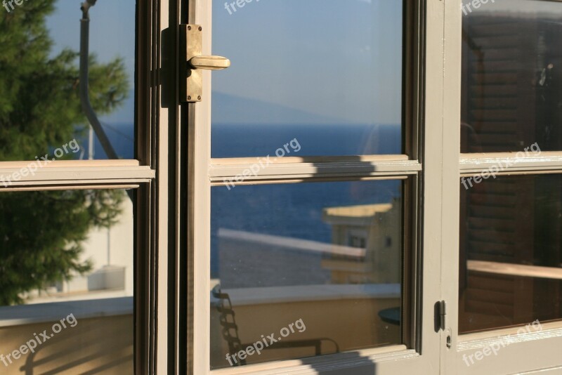 Window Views Sea House Summer