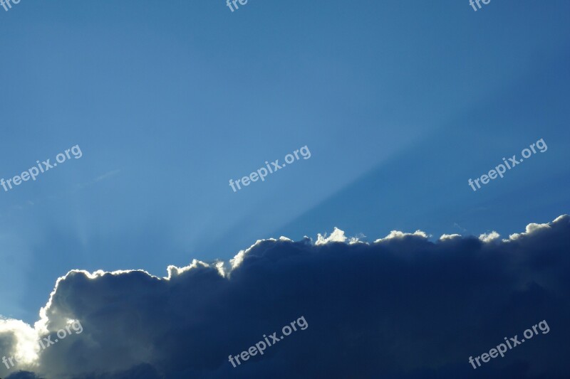 Sky The Edge Of The Cloud Light Reflection Free Photos