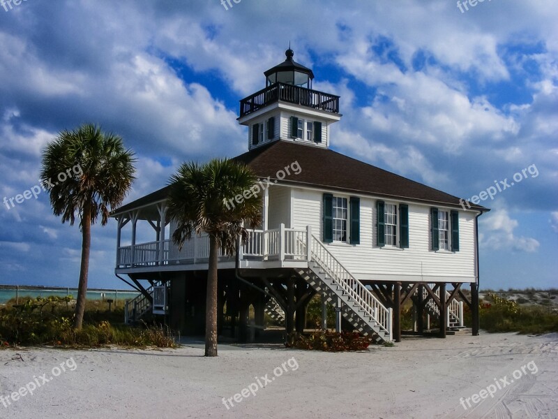 Lighthouse Beacon Direction Ocean Beam