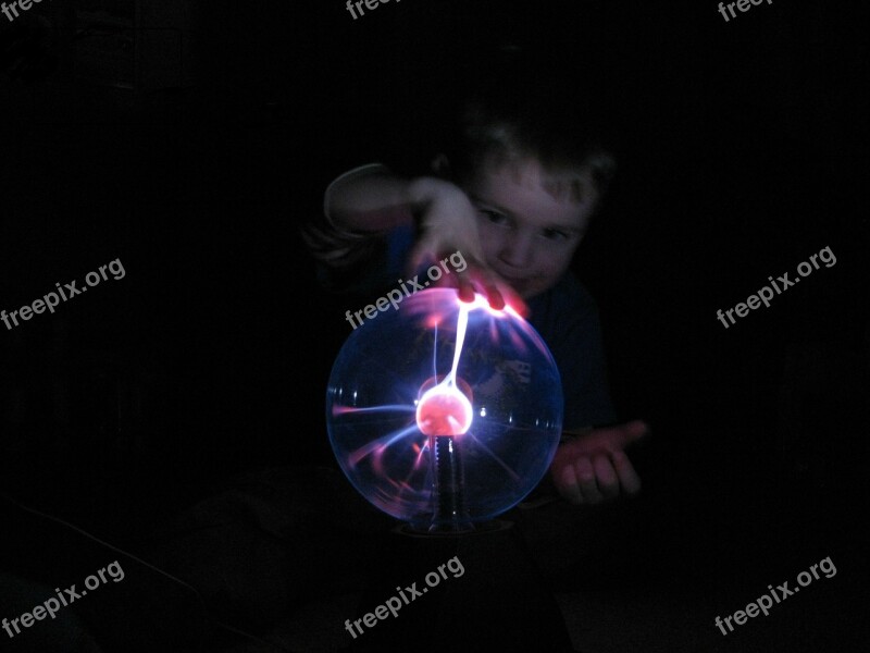 Child Curious Plasma Ball Little Explorers Learn