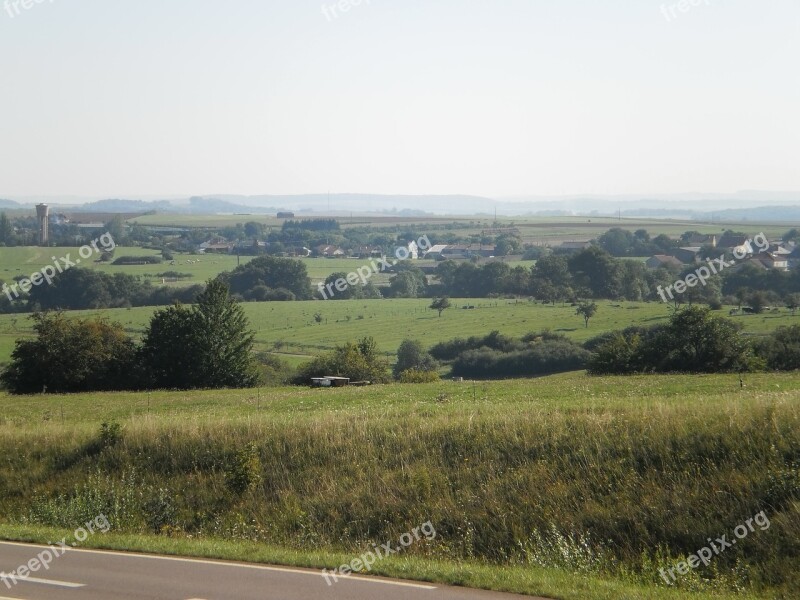 Landscape Moselle Field Mist Free Photos