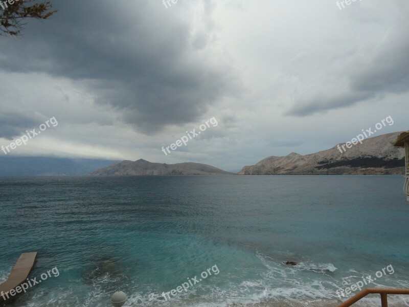 Italy Sea Mood Sky Clouds