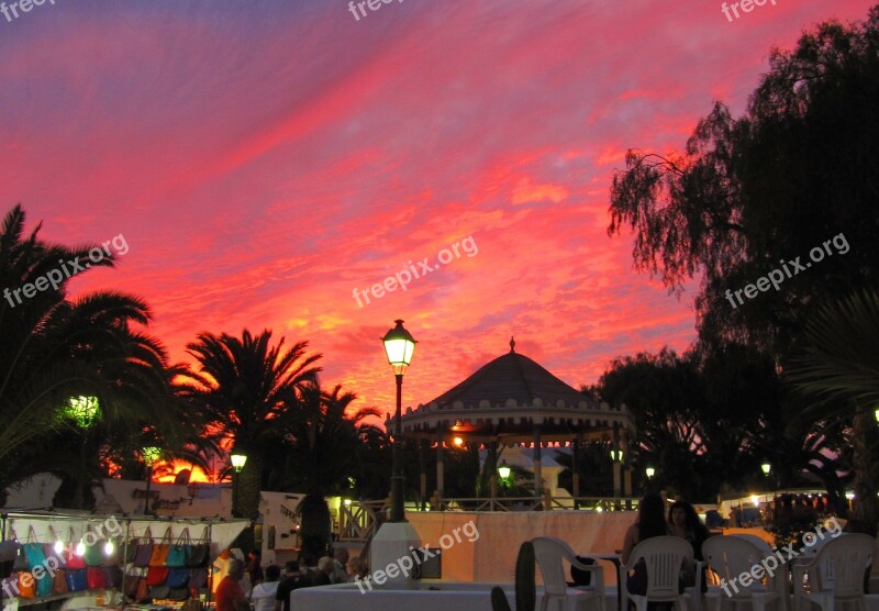 Lanzarote Abendstimmung Sky Free Photos