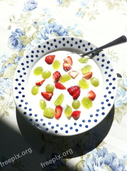 Summer Garden Sunshine Polka Dot Plate