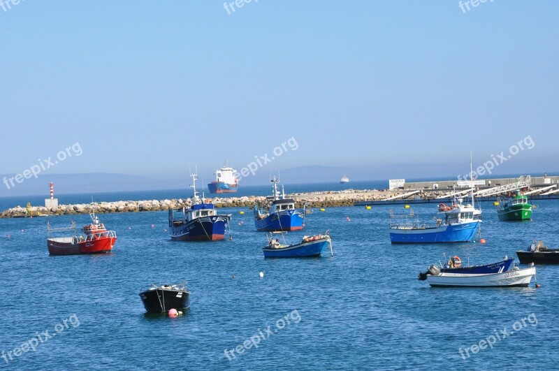 Portugal Cascais Atlantic Ocean Boat