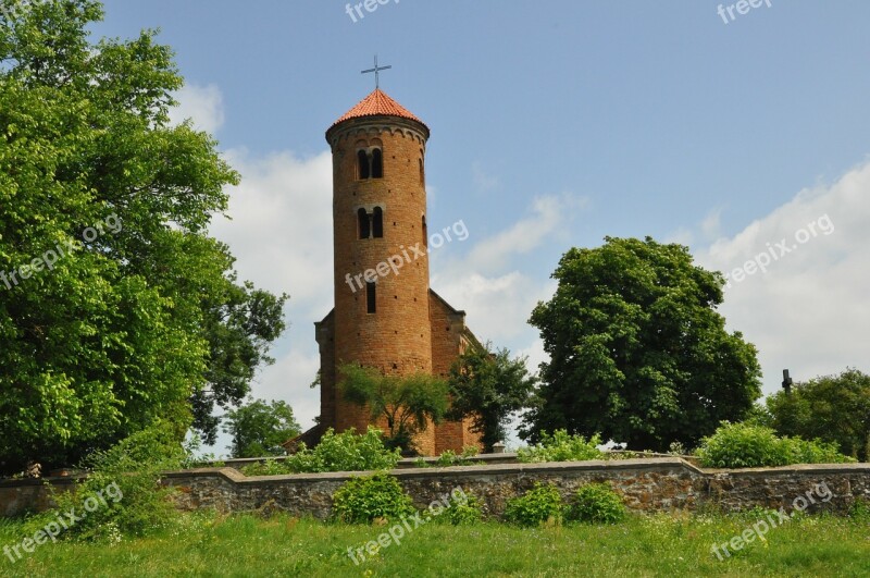 Church Monument Romanesque Style Inowłódz Poland