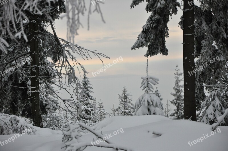 Mountains Winter Snow Landscape White