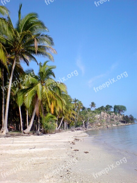 Pantai Ketapang Lampung Indonesia Beach