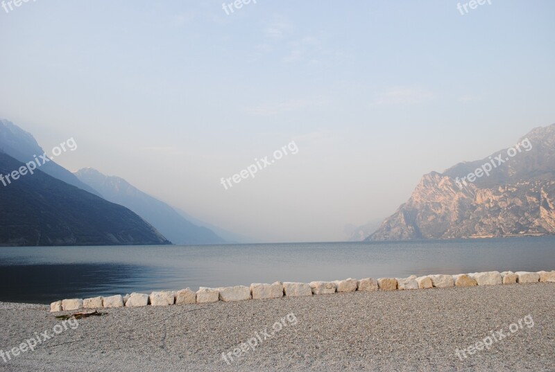 Water Lake Garda View Mood