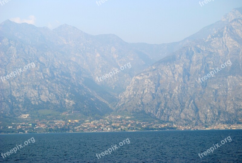 Water Lake Garda View Mood