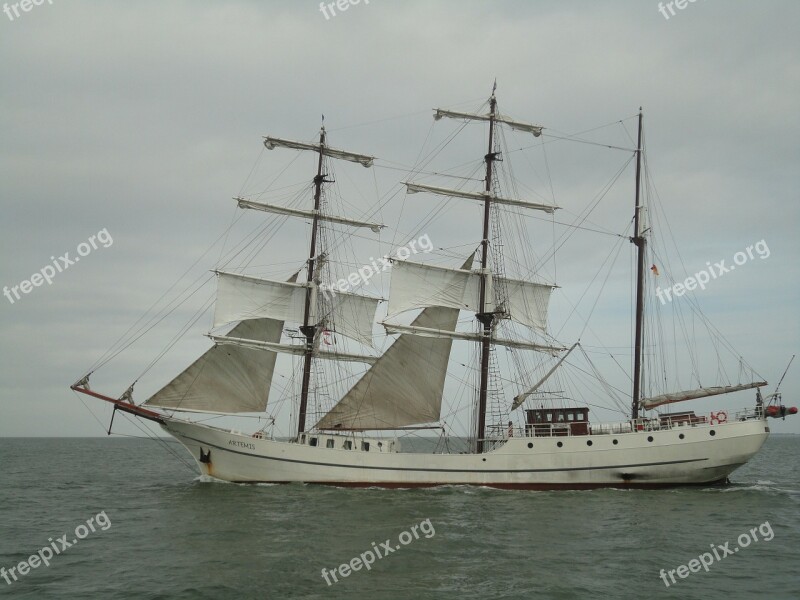 Baltic Sea Sea Sailing Vessel Water Ships