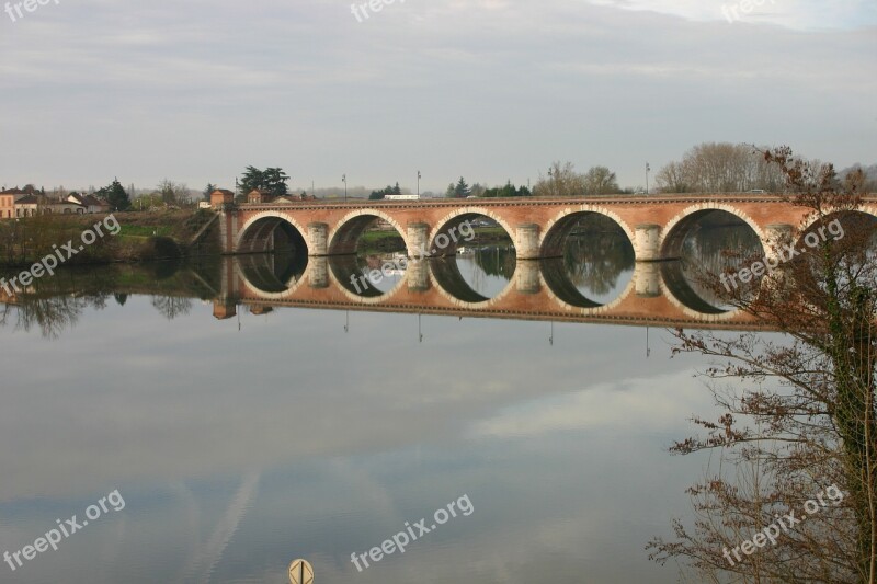 Moissac Bridge River Free Photos