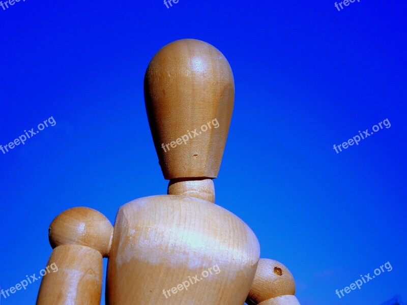 Doll Wood Figure Person Human