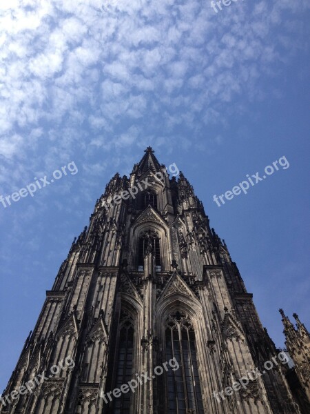 Cologne Dom Facade Building Germany