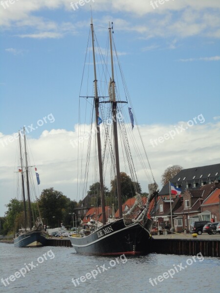 Port Sailing Vessel Kiel Baltic Sea Sea