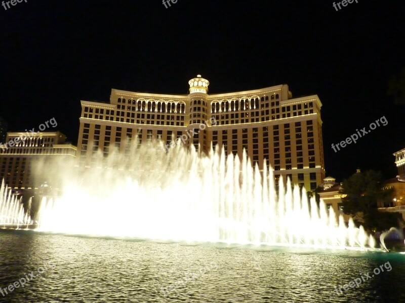 Las Vegas Bellagio Fountain Fountains Places Of Interest