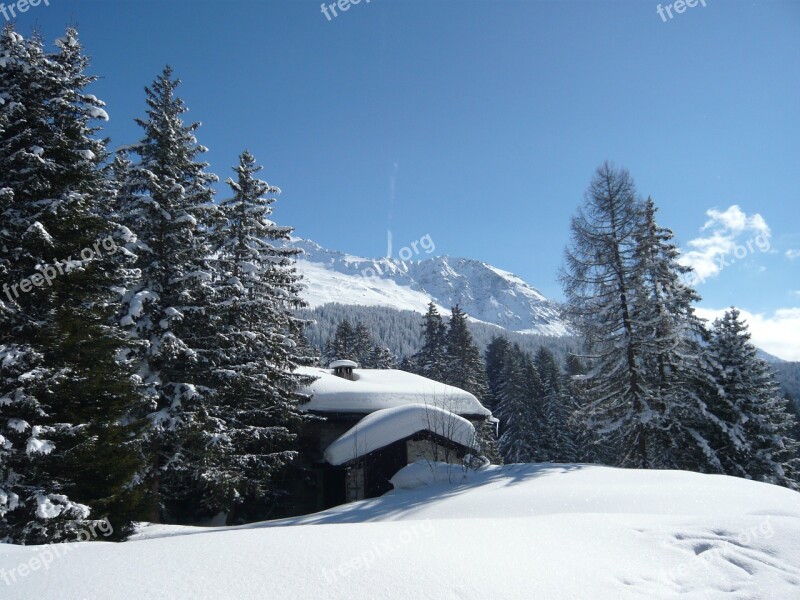 Alpine Mountain Switzerland Nature Sky