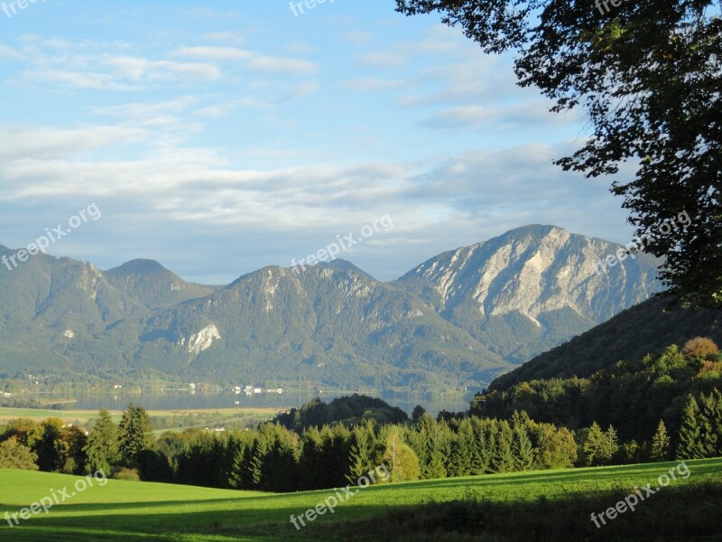 Mountains Glentleiten Sky Clouds Horizon