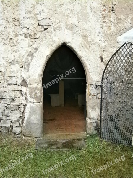 Door Entry Stone Opening Grid