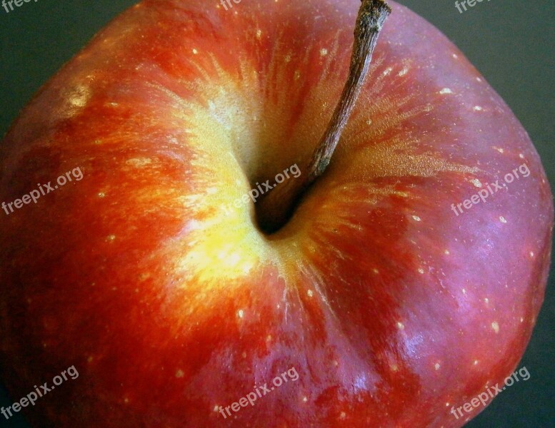 Apple Fruit Red Yellow Vitamins