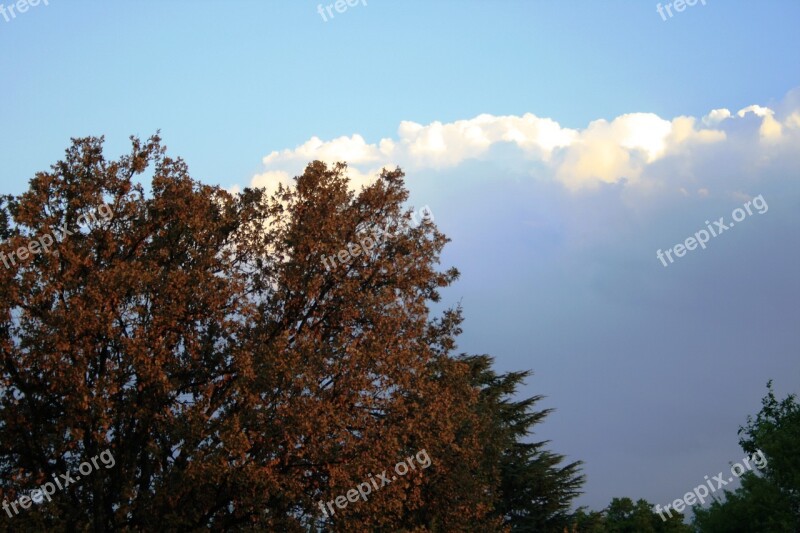 Clouds Cumulus White Large Heavy