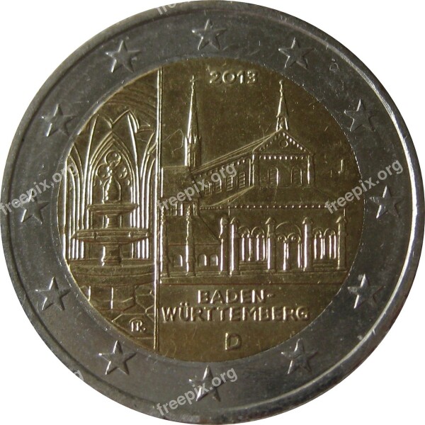 Coin 2 Euro Baden Würtemberg 2013 Free Photos