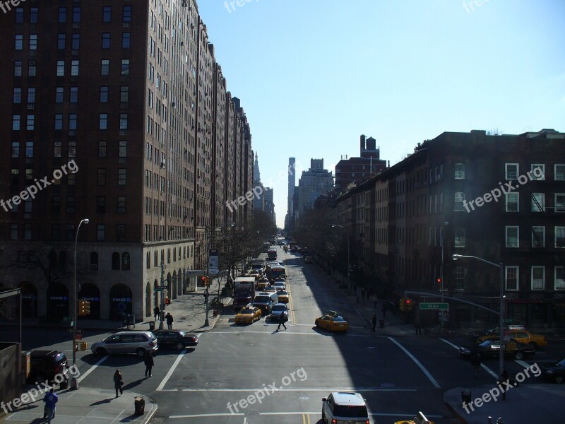 New York Manhattan Infinity Street Buildings