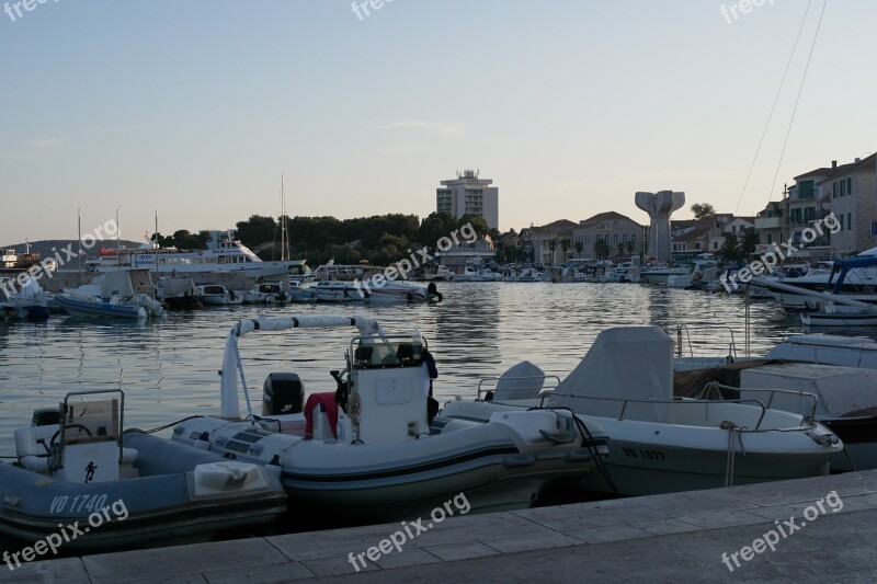 Port Croatia Ship Sailing Adriatic Sea