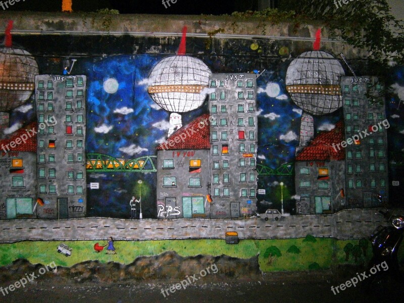 Graffiti Mural Murals Ap­pell Fantasy