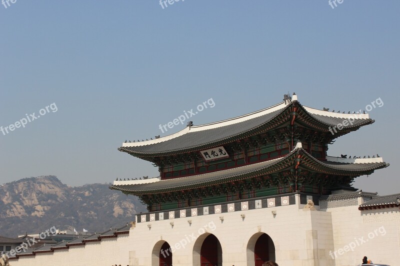 Gyeongbuk Palace Seoul Historical Free Photos