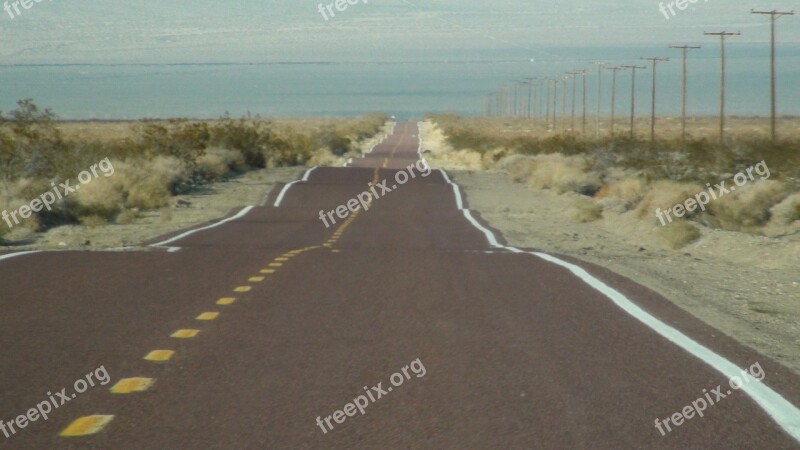 Road Street Horizon Long Nevada