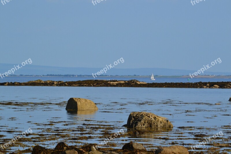 Beach Sea Water Sail Yacht