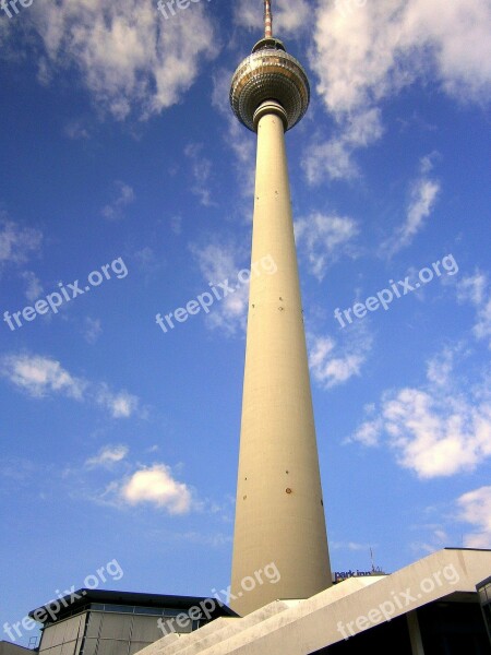 Tower Tv Tower Berlin Alexanderplatz Alex